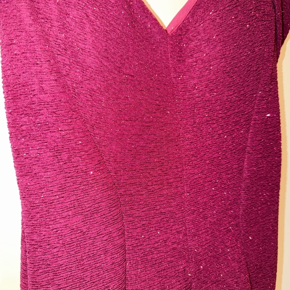 Night Way Collections Deep Red Maxi Dress - Picture 3 of 5